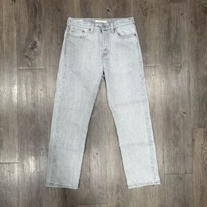 Levi’s Wedgie Straight Grey Size 26